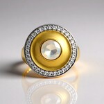 Anello in argento con Opale di Welo (MONOSONO COLLECTION)