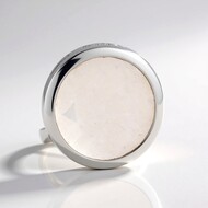 Ciondolo in argento con Pietra di Luna Arcobaleno (MONOSONO COLLECTION)