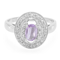 Bague en argent et Améthyste de Bolivie