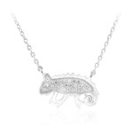 Zirkon-Silbercollier