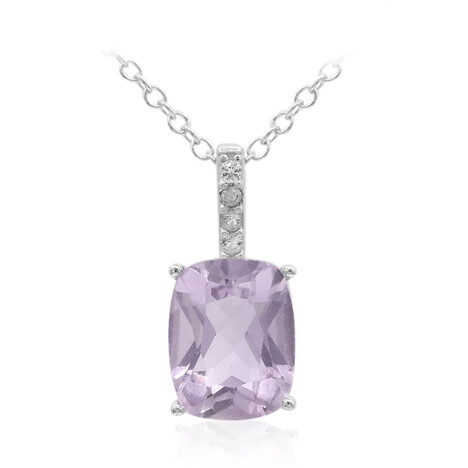 Collier en argent et Améthyste de Bolivie