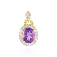 Moroccan Amethyst Silver Pendant