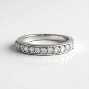 Bague en argent et Zircon
