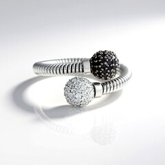 Anello in argento con Spinello Nero
