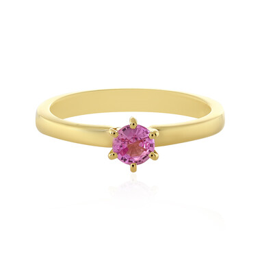 Anello in argento con Zaffiro Rosa