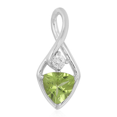 Peridot-Silberanhänger