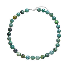 Collar en plata con Ágata de Mongolia