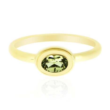 Anillo en plata con Granate de Malí