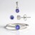 Anello in argento con Tanzanite (de Melo)