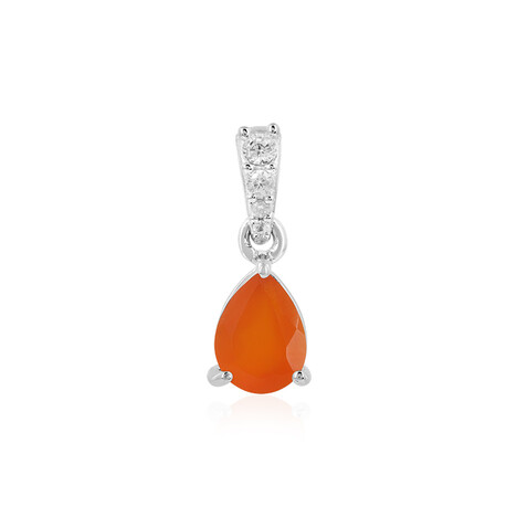 Carnelian Silver Pendant