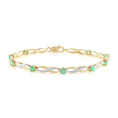 Socoto-Smaragd-Silberarmband