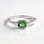 Anello in argento con Apatite Cromo
