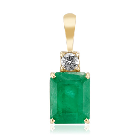 9K Sao Francisco Emerald Gold Pendant