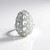 Bague en argent et Topaze blanche