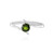 Anello in argento con Diopside Russo
