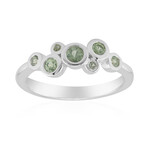 Tulear Green Sapphire Silver Ring (Pallanova)