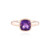 Marokkanischer Amethyst-Silberring