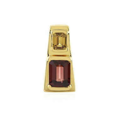 Ciondolo in argento con Zircone Mogano (MONOSONO COLLECTION)