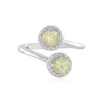 Anello in argento con Quarzo Limone