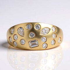Anello in oro con Diamante SI2 (H)