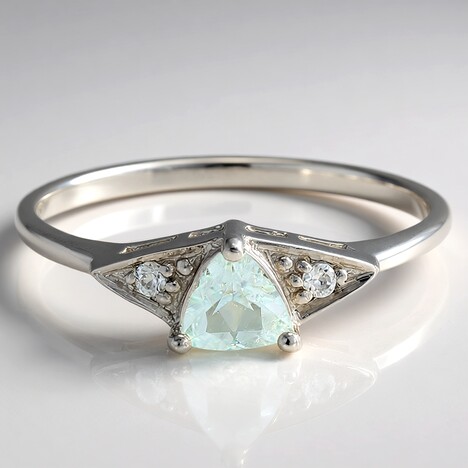Bague en argent et Tourmaline