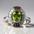Anello in argento con Peridoto Jilin (Remy Rotenier)