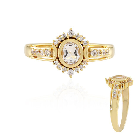 Anillo en plata con Petalita