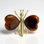 Figura in ottone con Occhio di Tigre