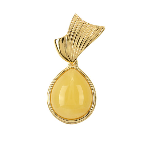 Baltischer Bernstein-Silberanhänger (dagen)