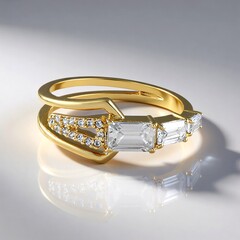 Anello in oro con Zircone (de Melo Gold)