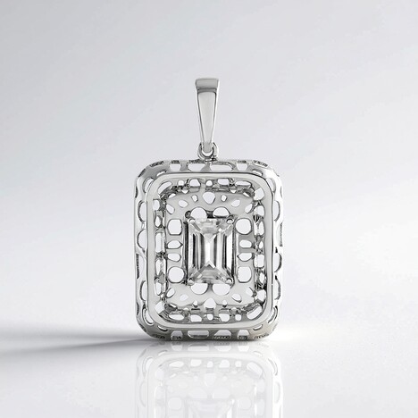 Ciondolo in oro con Zircone (Ornaments by de Melo)