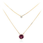 Collana in oro con Granato Magenta (de Melo Gold)