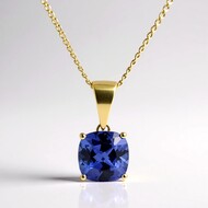 Collana in oro con Tanzanite AAA (CIRARI)