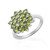 Bague en argent et Vésuvianite