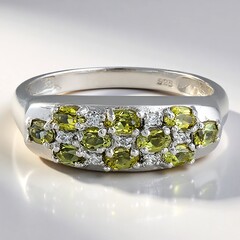 Anello in argento con Tormalina Cuprian