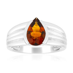 Anello in argento con Citrino Madeira (de Melo Essence)