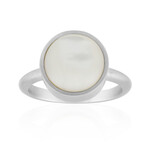 Zilveren ring met een parelmoer (MONOSONO COLLECTION)