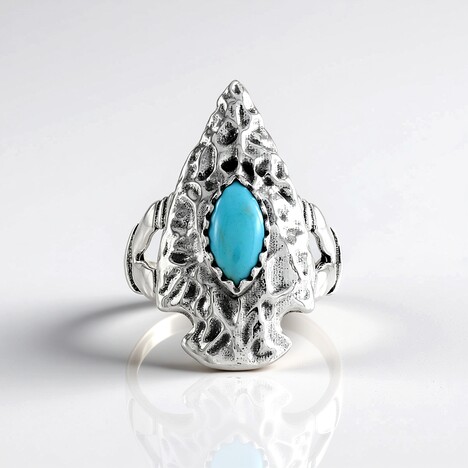 Anello in argento con Turchese (Desert Chic)