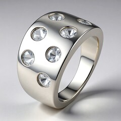 Anello in argento con Danburite