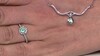 Collar en plata con Esmeralda de Colombia