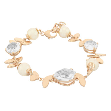 Akoya-Perlen-Silberarmband (M de Luca)
