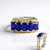 Anello in argento con Spinello Cobalto (Gems en Vogue)