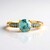 Anello in oro con Diamante Blu Cielo I2 (SUHANA)