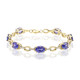 Brazalete en oro con Tanzanita AAA (CIRARI)