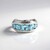 Anello in argento con Topazio Blu Cielo (SAELOCANA)