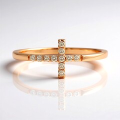 Anello in oro con Diamante Rose de France SI1 di Argyle