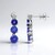 Orecchini in oro con Tanzanite AAA