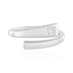 Zilveren ring met een zirkoon