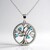 Collana in argento con Topazio Blu Svizzero