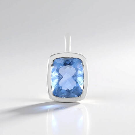 Ciondolo in argento con Fluorite Cangiante